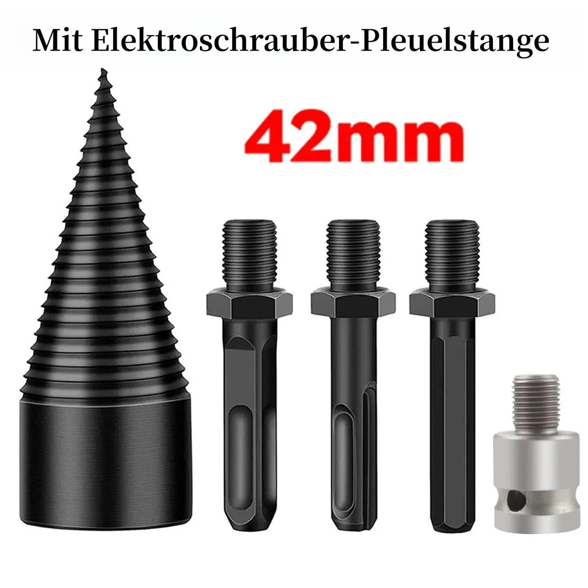🔥HOT SALE🔥💞50K+ SOLD!🔧✅The Professional Upgrade for Firewood Prep. Durable Drill Set Makes Quick Work of Logs. 🛠️⚡