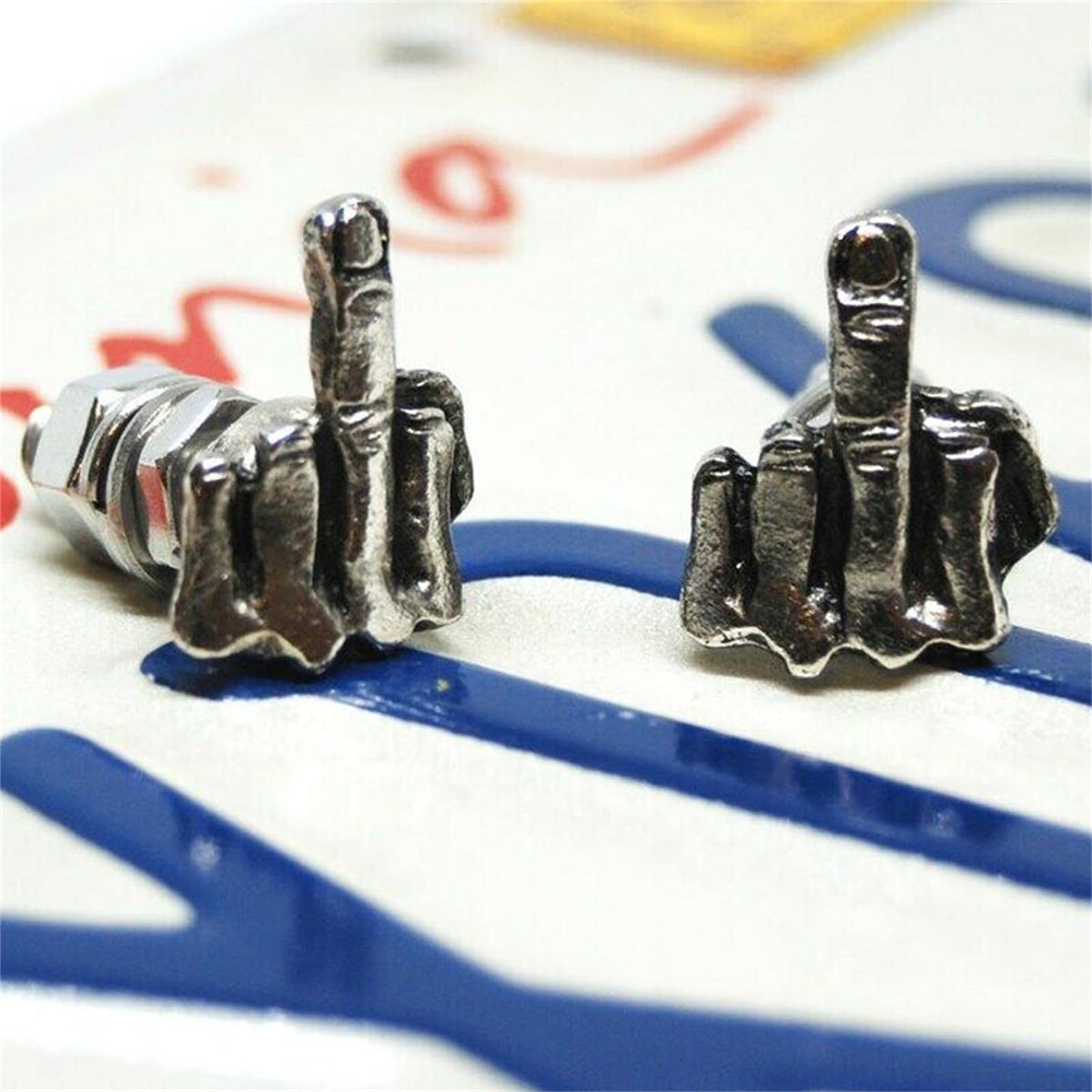 Motorcycle Universal Finger License Plate Screw