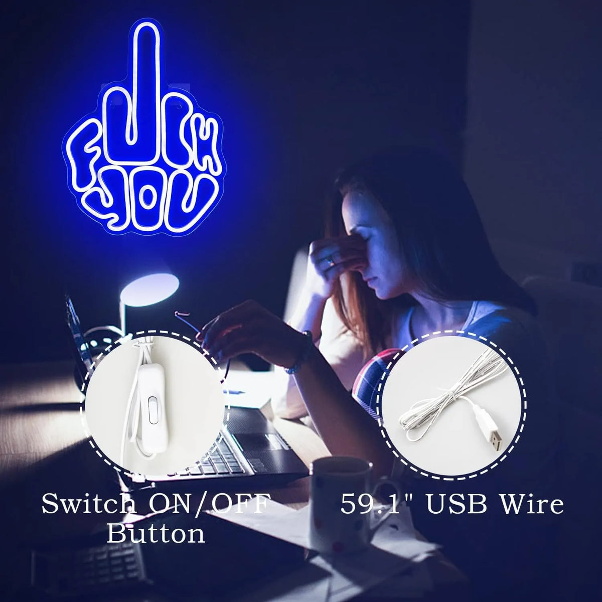 🔥Last 4 hours Sale: Save 50% -Wall Decoration Neon lights
