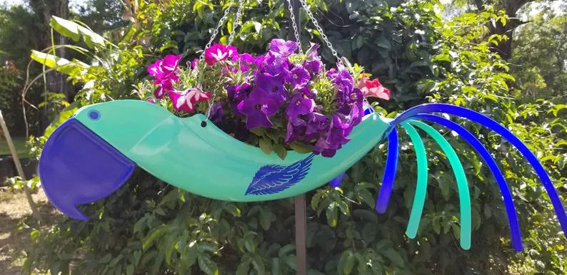 Flying Parrot Flower Pot
