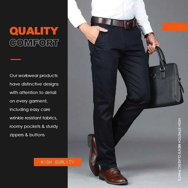✨Hot Sale 🔥 High Stretch Men's Classic Pants