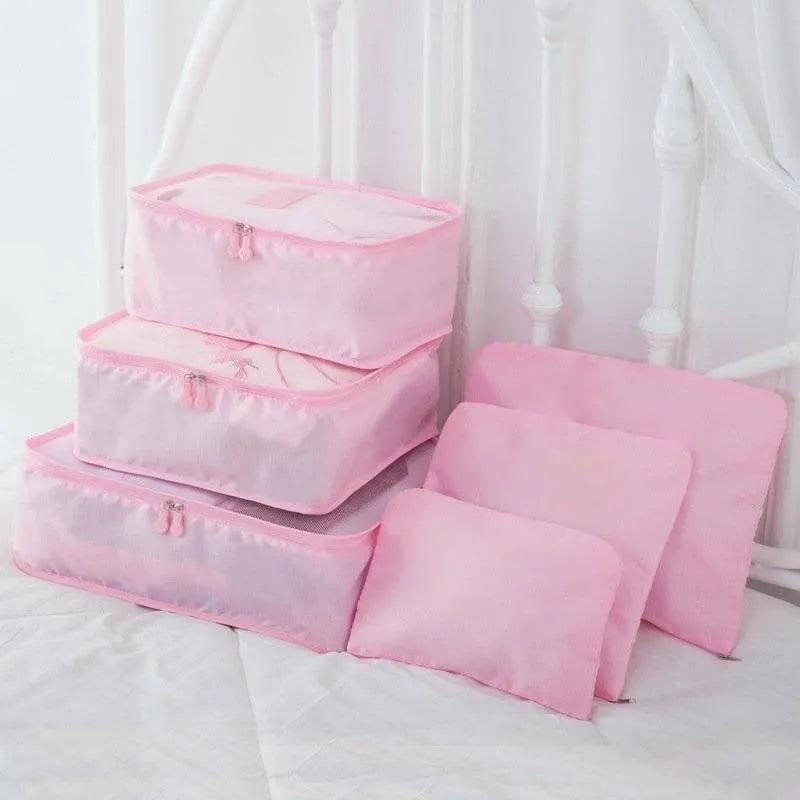 ✈6 pieces portable luggage packing cubes🧳Buy 3 FREE SHIPPING🚗