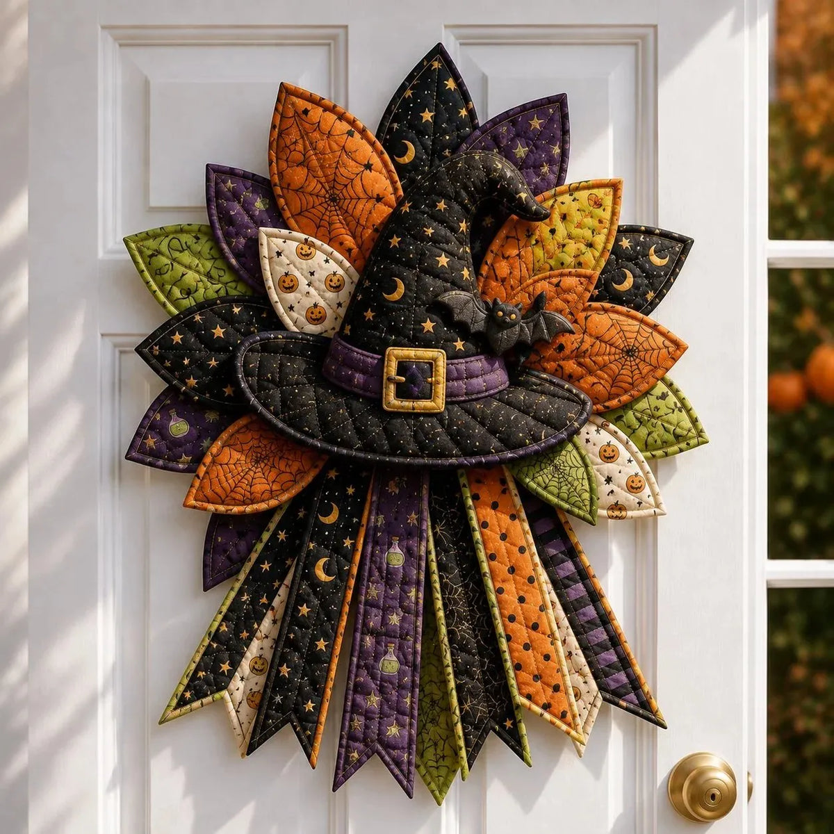 🔥HOT SALE🔥🎉🎃 Beginner-Friendly Oversized Halloween Character Quilted Door Hanger Sewing Kit | Complete Kit with All Tools & Step-by-Step Guide Included 💕