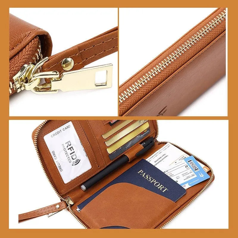 🎉Multi-Functional RFID Passport Wallet