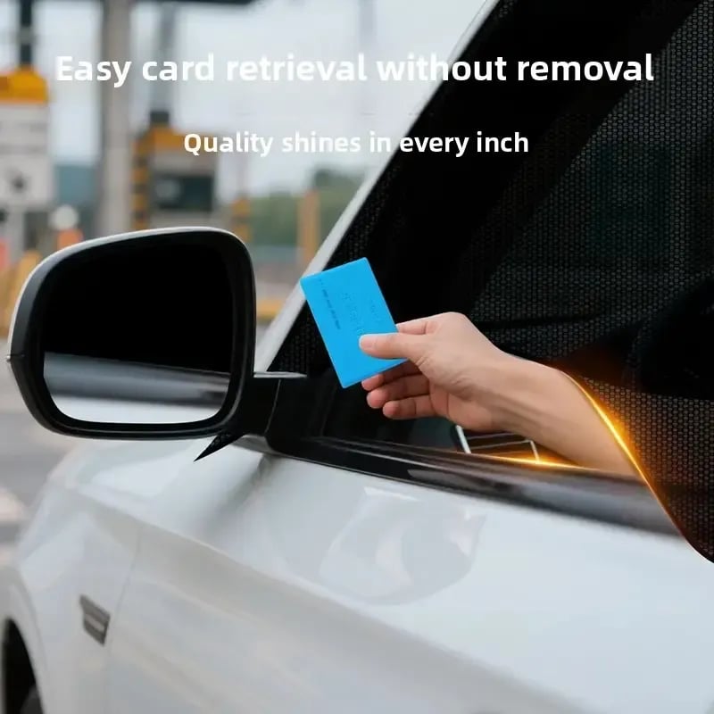 🎉 Car Anti‐Mosquito Screen/Net, 4 Pack Car Sunshade Curtain, Mosquito Net For Car Glass, Privacy Window Mesh