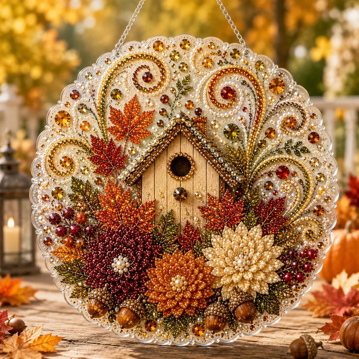 🔥Last Day 49% OFF - 🍂✨Autumn Diamond Painting Hanging Ornament(📦Buy 2 Free Shipping)