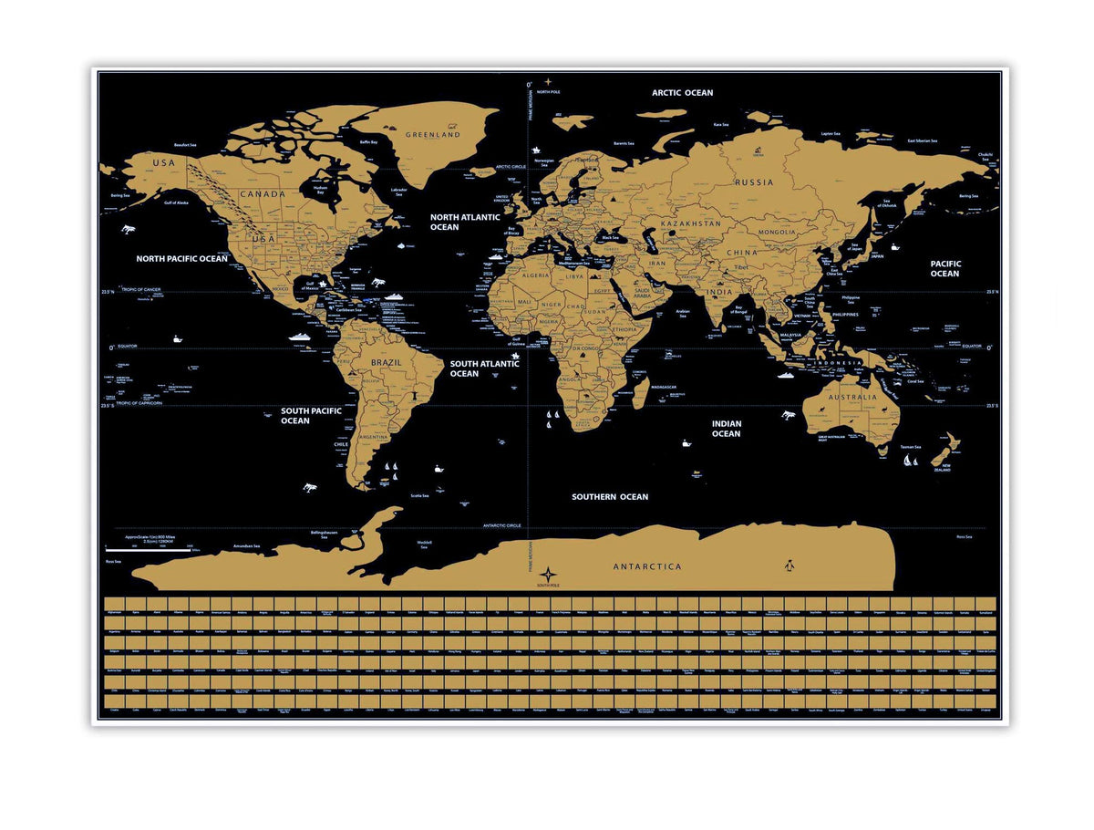 🔥HOT SALE🔥Scratch Map of the World