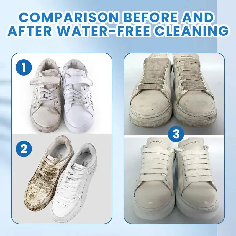 🎉🎁Waterless cleaning cream for white shoes with sponge