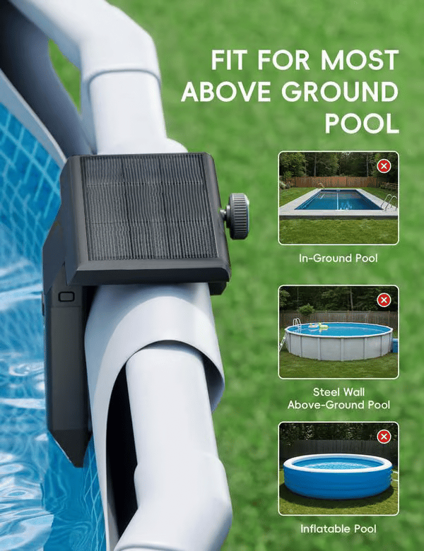 🔥HOT SALE🔥 New Series — Poolside Solar Light for Swimming Pool ✨BUY 3 FREE SHIPPING