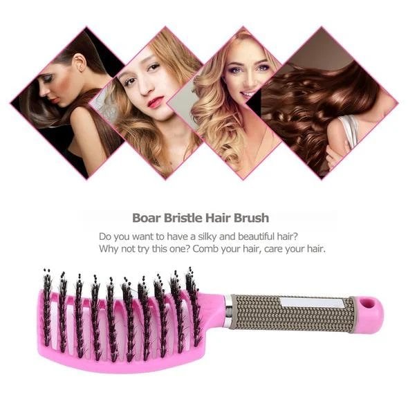 DETANGLER BRISTLE NYLON HAIRBRUSH 🔥BUY 3 GET 1 FREE LAST DAY🔥