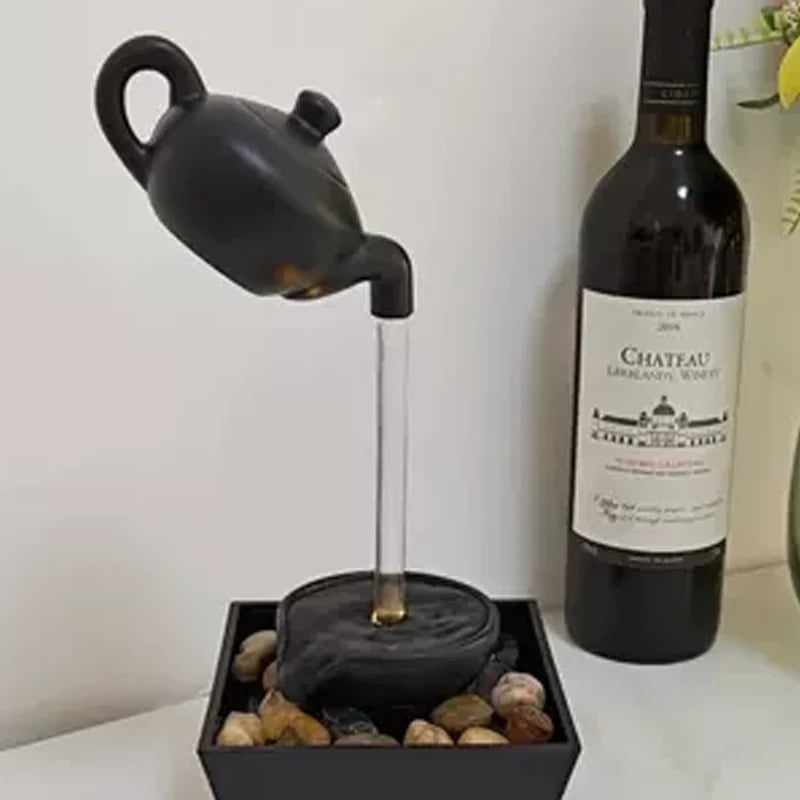🔥HOT SALE🔥📢📢49% OFF !! ⏰Floating Illusion Teapot Water Fountain Decor