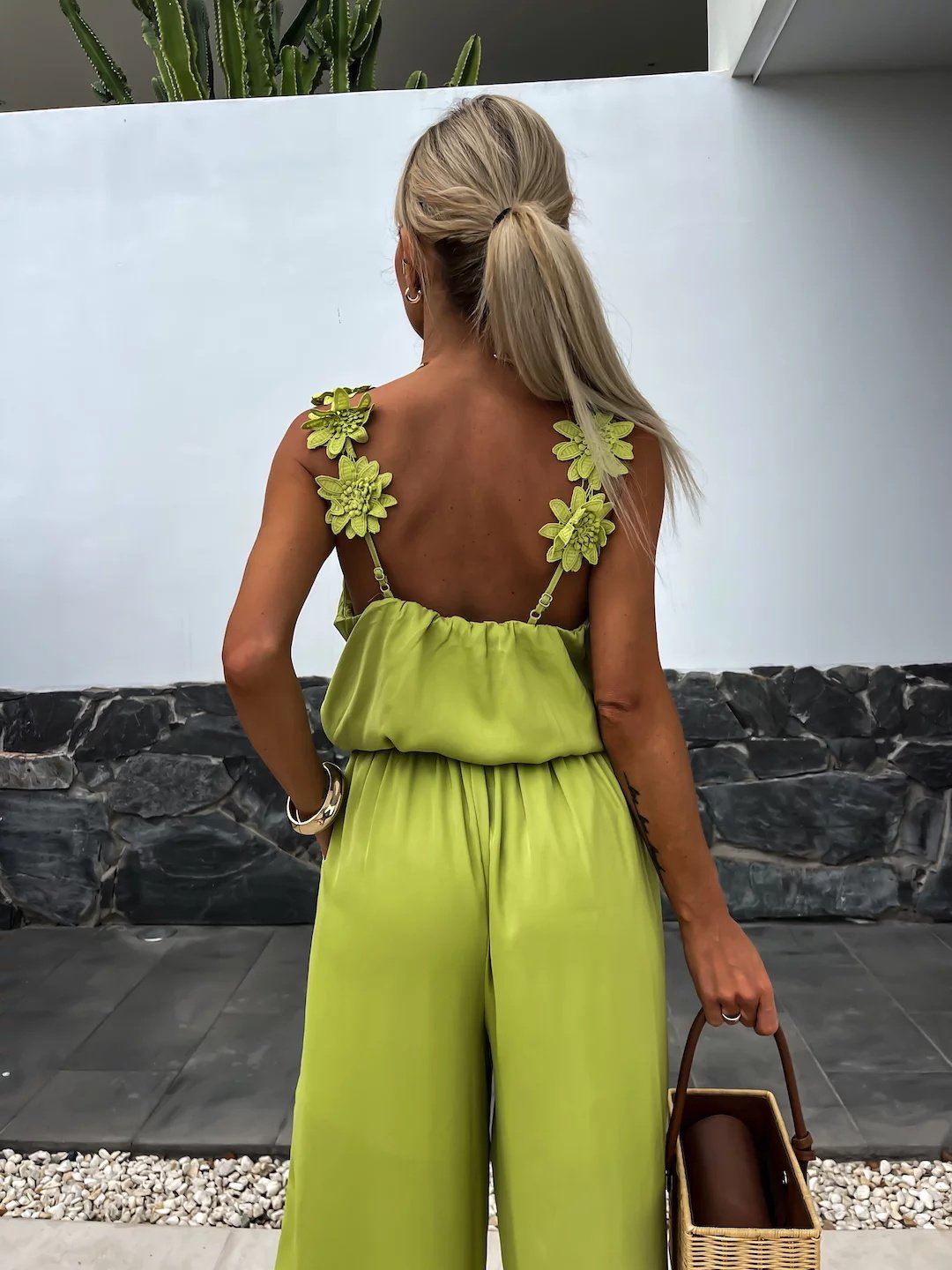✨Spring Style Alert🌸Women's Sleeveless Wide Leg Jumpsuit - Effortless Elegance!