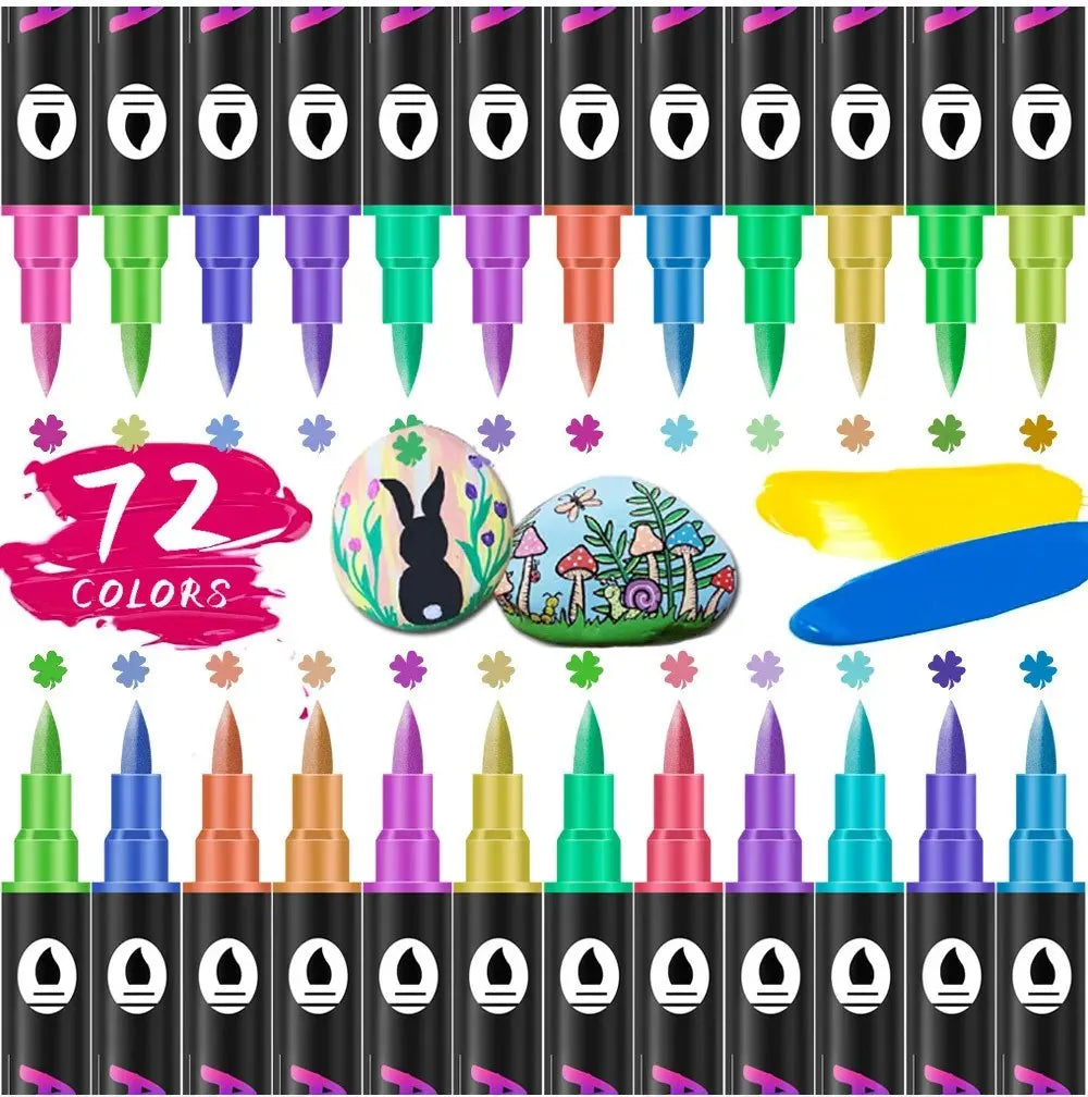 Dual Tip Acrylic Paint Pen Marker