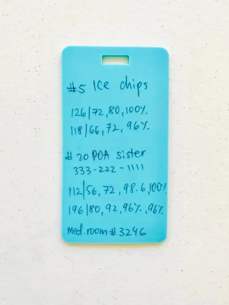 🩺Erasable  | Dual-Side Writable, Fade-Proof & No Blur (🖊Write. Wipe. Repeat.) 🎁Free Badge Clip Included📋