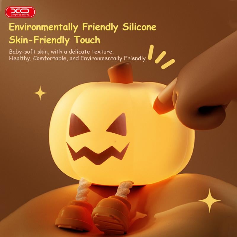 🎃 Light Up Your Halloween✨ Ultimate Pumpkin Night Light - For Cozy, Festive Atmosphere All Night Long!