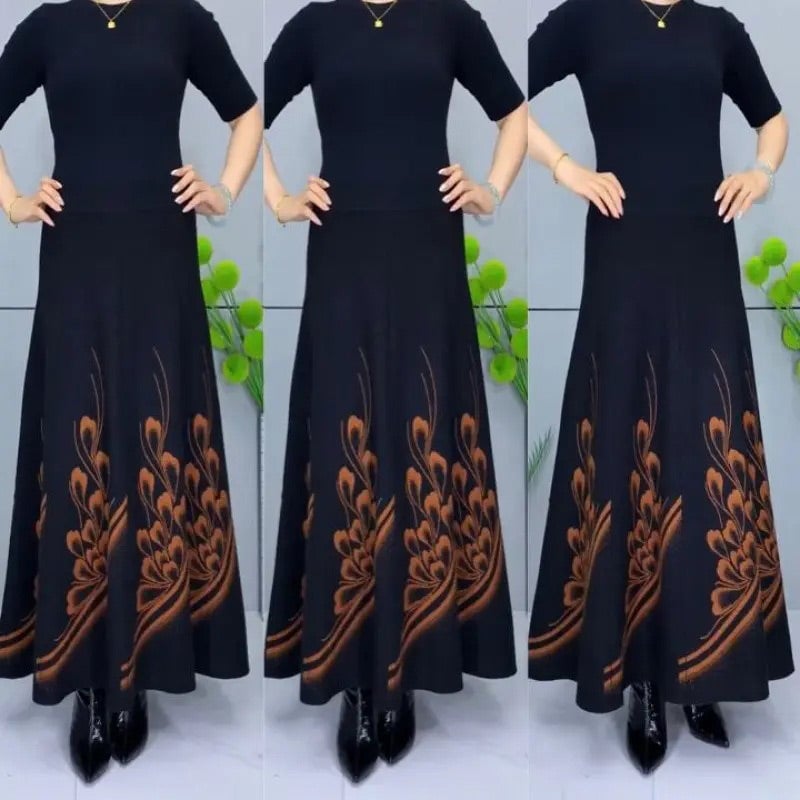 Best Seller 🔥 High-Waisted A-Line Elegant Synthetic Wool Skirt