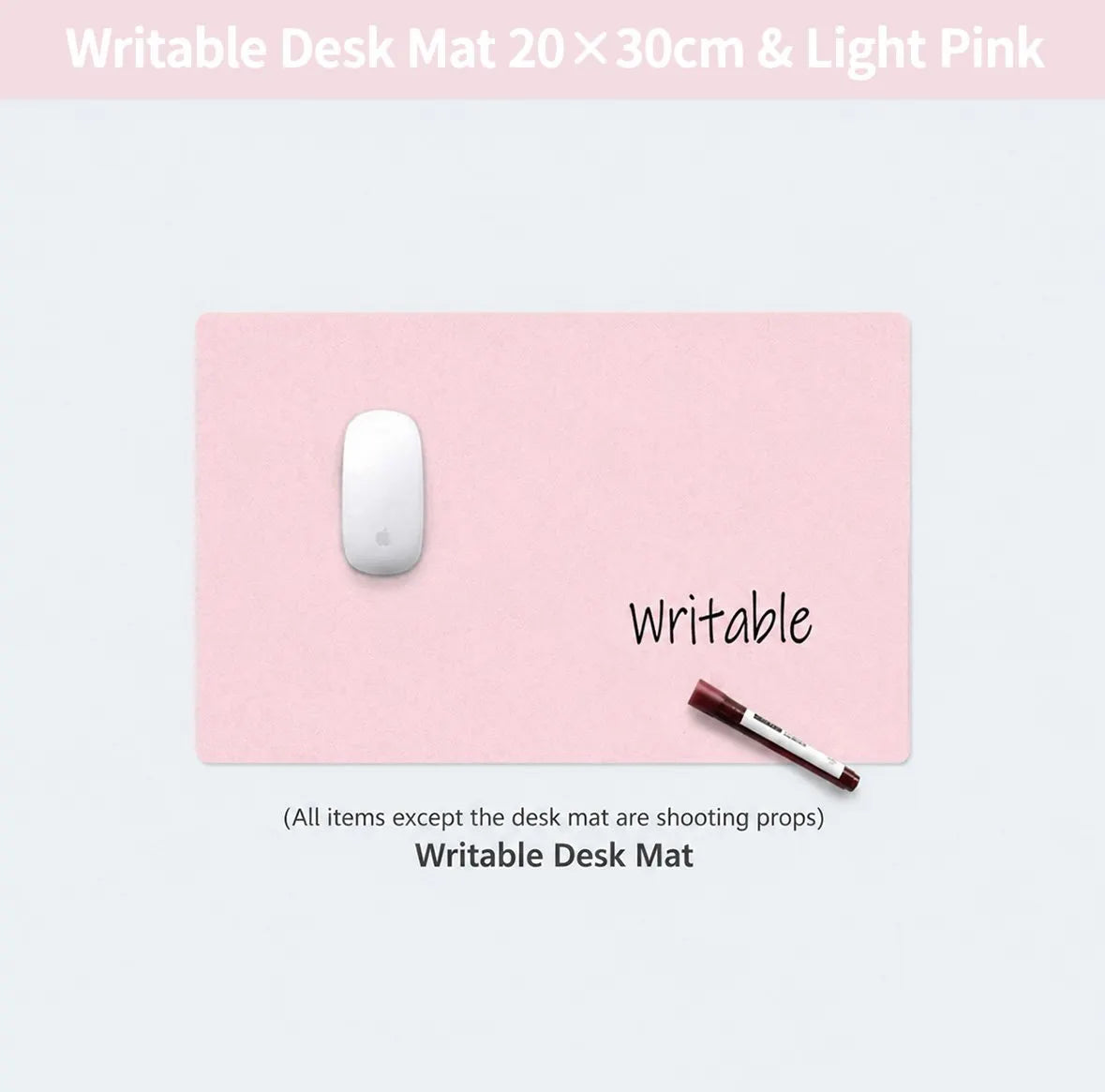 🧽🖊️ Writable Desk Pad – Reusable Erasable Mouse Pad with Waterproof Surface