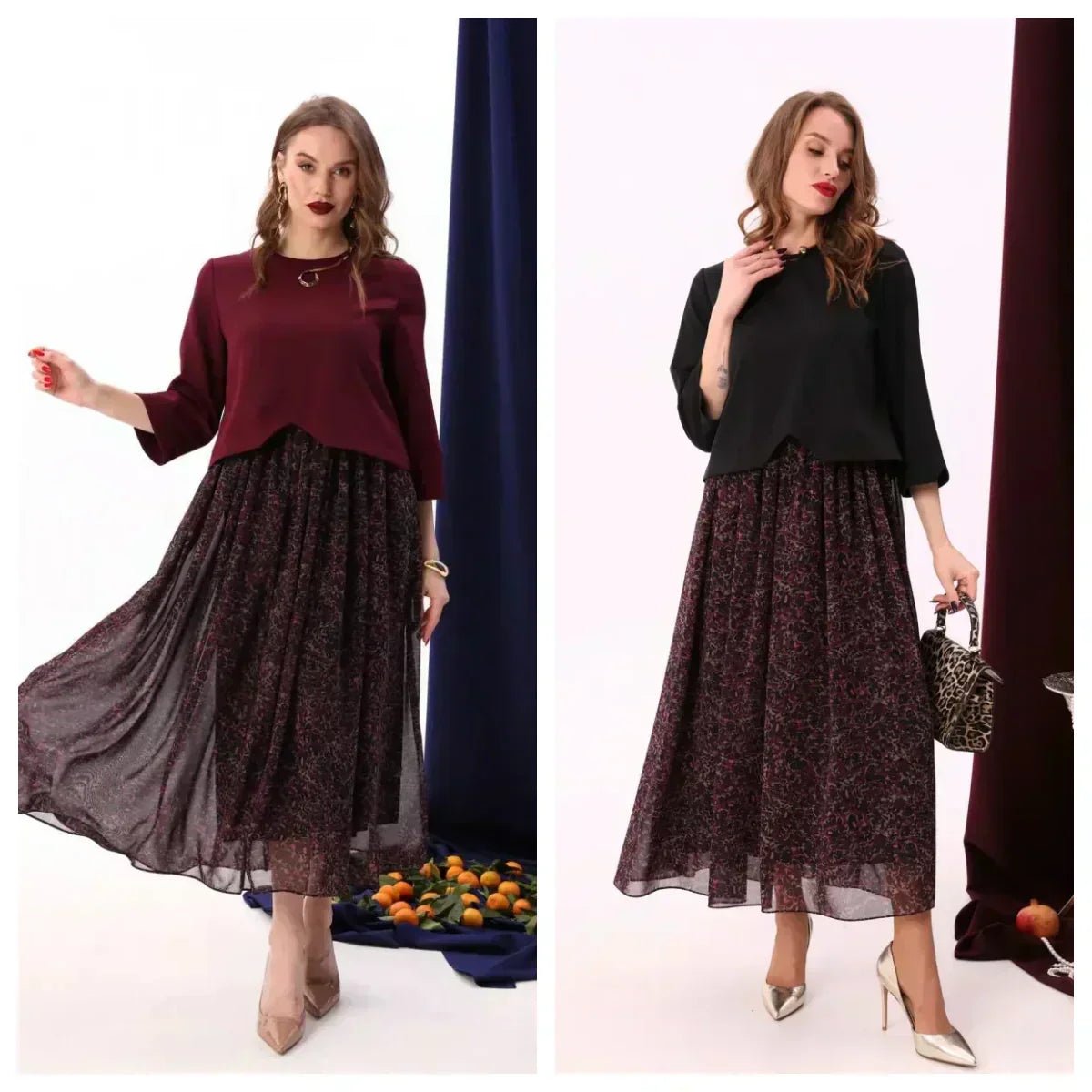 💗Skirt set with elegant bust