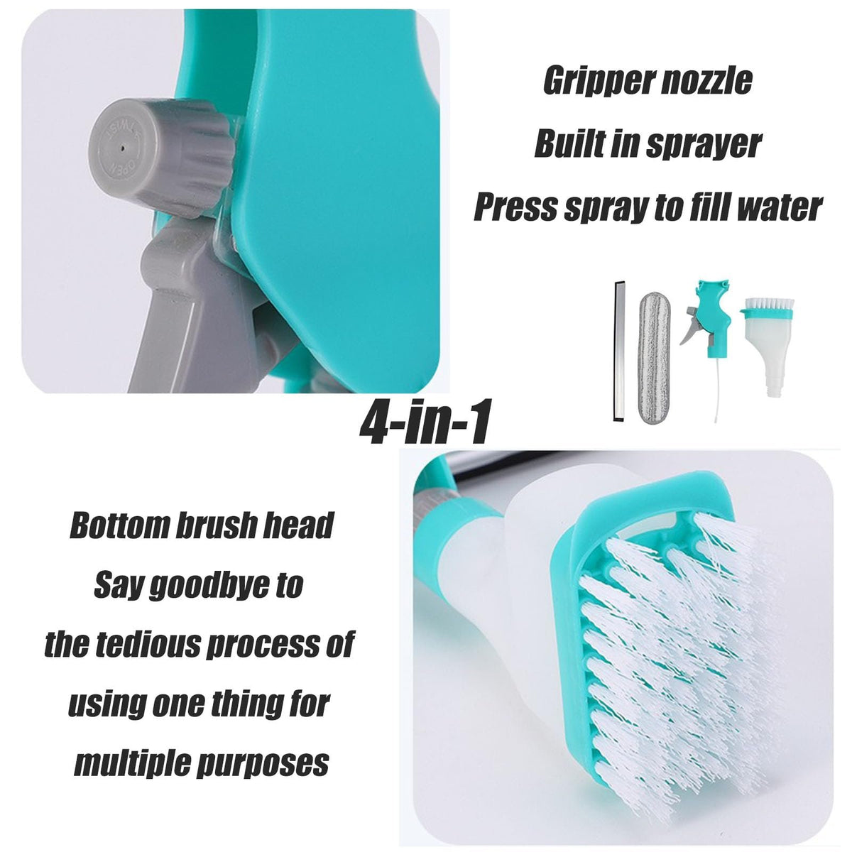 🔥HOT SALE🔥New 4 in 1 Multifunction Window Cleaner Tool