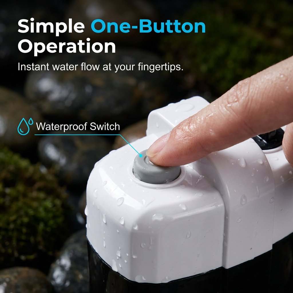 🎉Exclusive Offer🚿 Stay Fresh Outdoors✨ Portable Camping Shower with Adjustable Flow – For Easy & Convenient Outdoor Cleaning!
