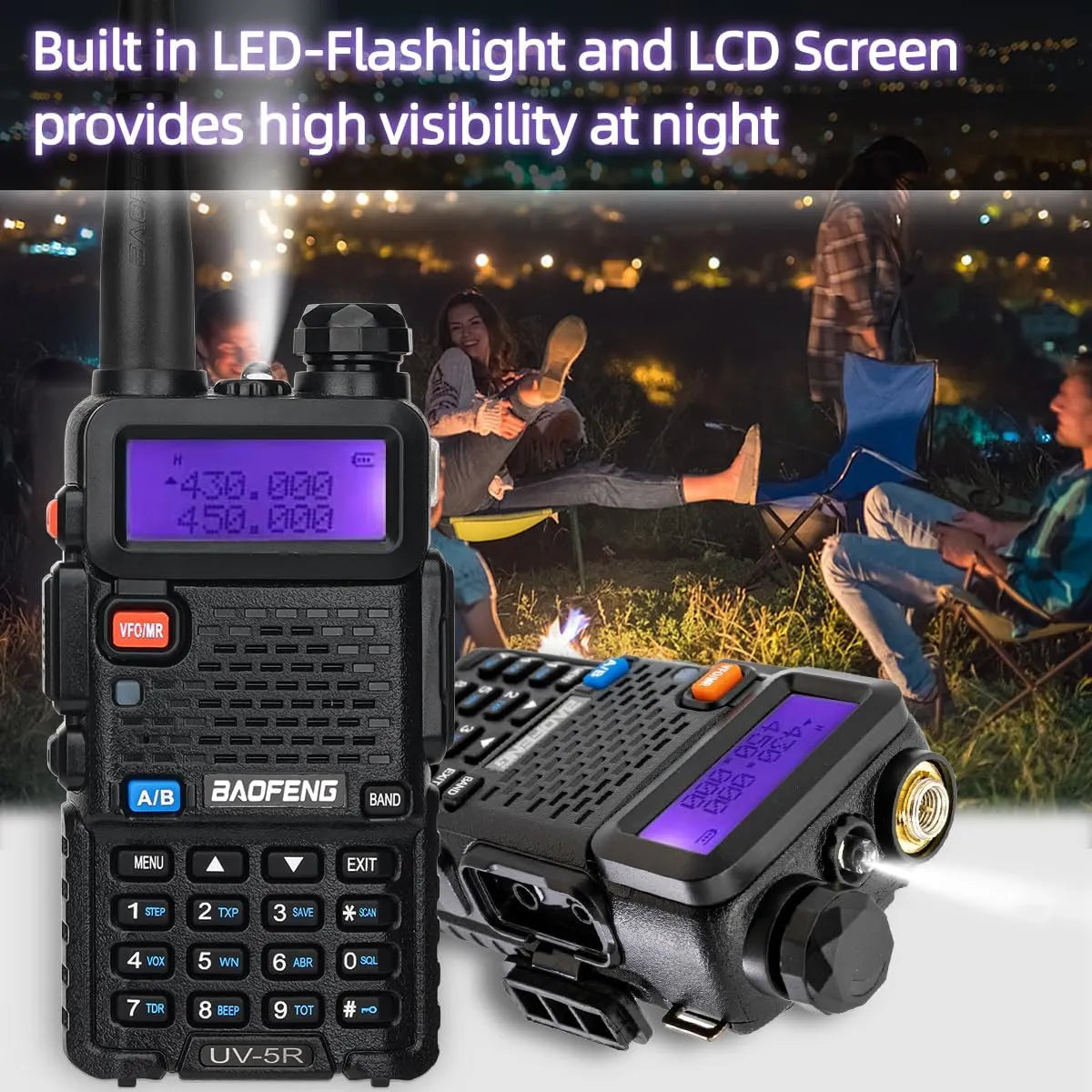 🔥Last 4 hours Sale: Save 50% -UV-5R Ham Radio Long Range