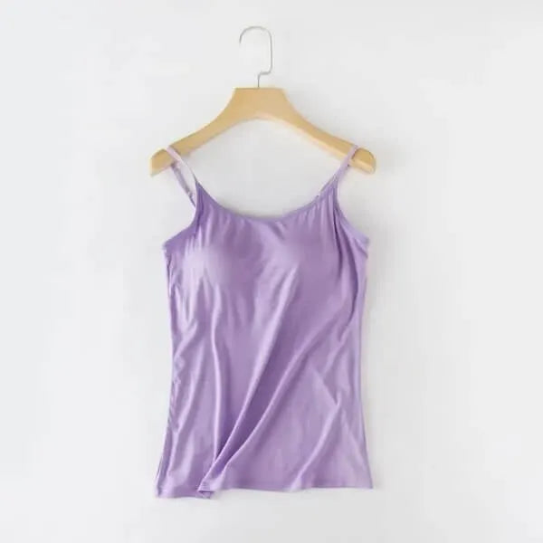 🔥Buy 2 get free shipping - Tank With Built-In Bra