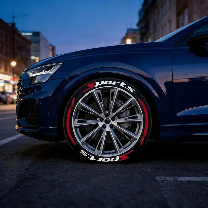 🔥Tire Lettering Stickers | Waterproof Universal Wheel Sidewall Decals(Regular stickers)