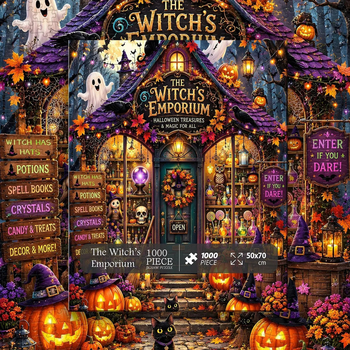 🔥HOT SALE🔥💥🏆The Witch’s Emporium Jigsaw Puzzle 1000 Pieces