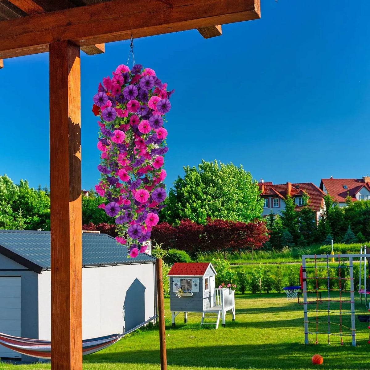🔥HOT SALE🔥🌺UV Resistant Hanging Artificial Morning Glory Vine 💖