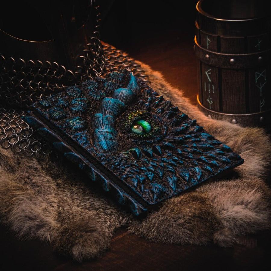 [Last Day 49% OFF]🐉GLORIOUS 3D DRAGON JOURNAL BOOK - HAND PAINTED
