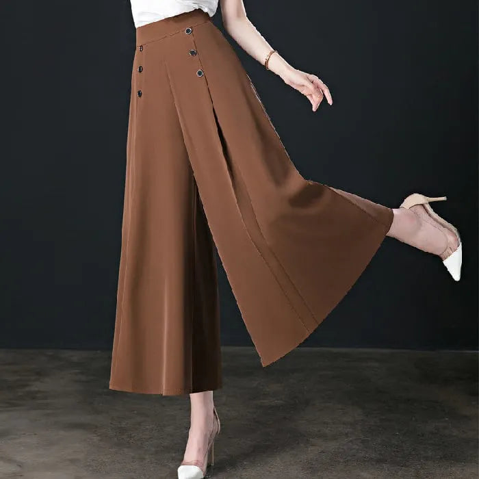 [ Cool and Slim ] Stylish Pleated Wide-leg Pants (buy 2 free shipping)