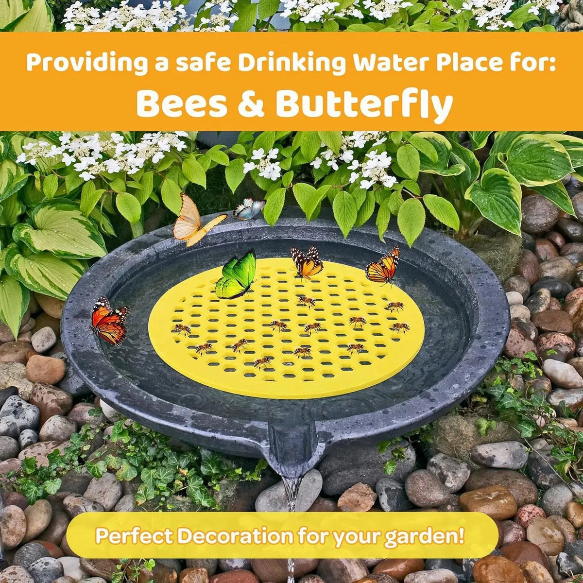 🔥 HOT SALE 🔥🐝 Floating Bee Station - Bee-Friendly Hydration Station