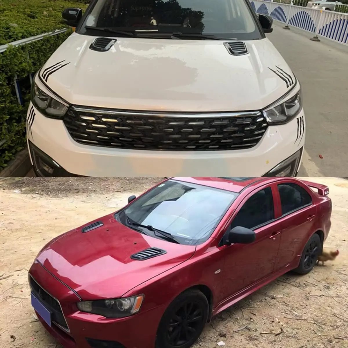 🎉🏎️🔥 2PCS Universal Hood Air Vents