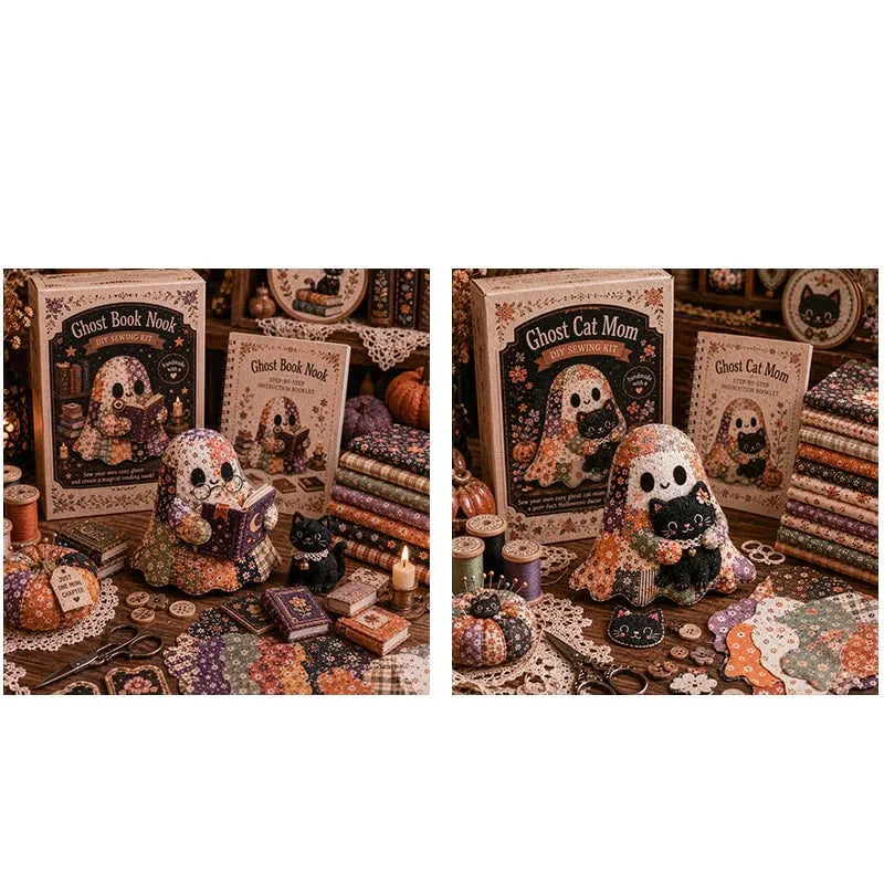 🔥HOT SALE🔥🔥LAST DAY 49% OFF🧵Little Ghost's Cozy Halloween DIY Patchwork Kit