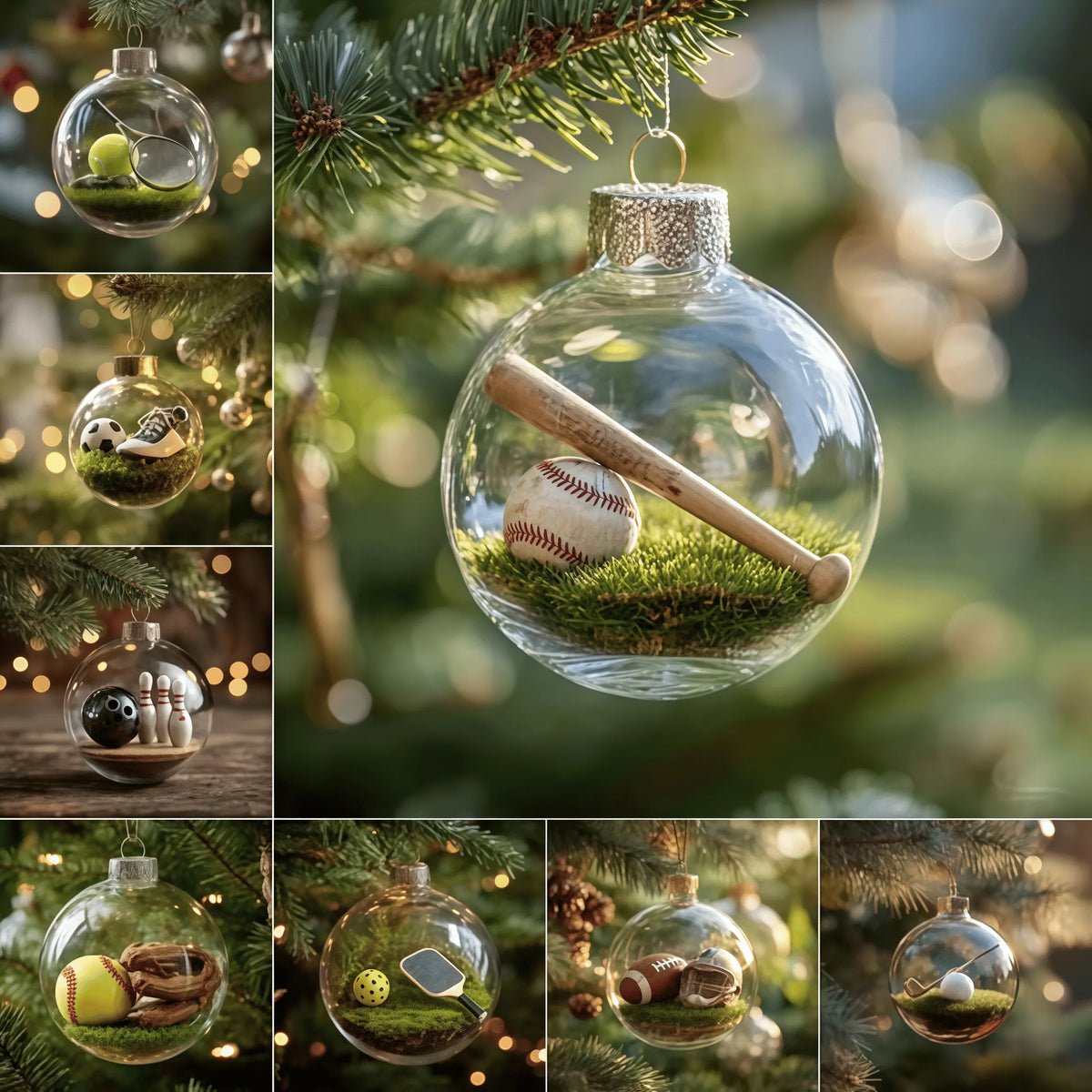 🔥HOT SALE🔥🎁Limited release-🌲Christmas Gift--⚾Sports Holiday Ornament(BUY 6 FREE SHIPPING)