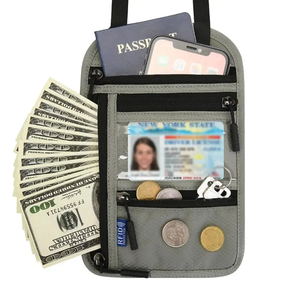 🔥HOT SALE🔥RFID Travel Neck Wallet Pouch