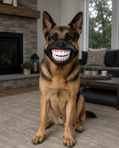 Halloween K9 Smile Muzzle