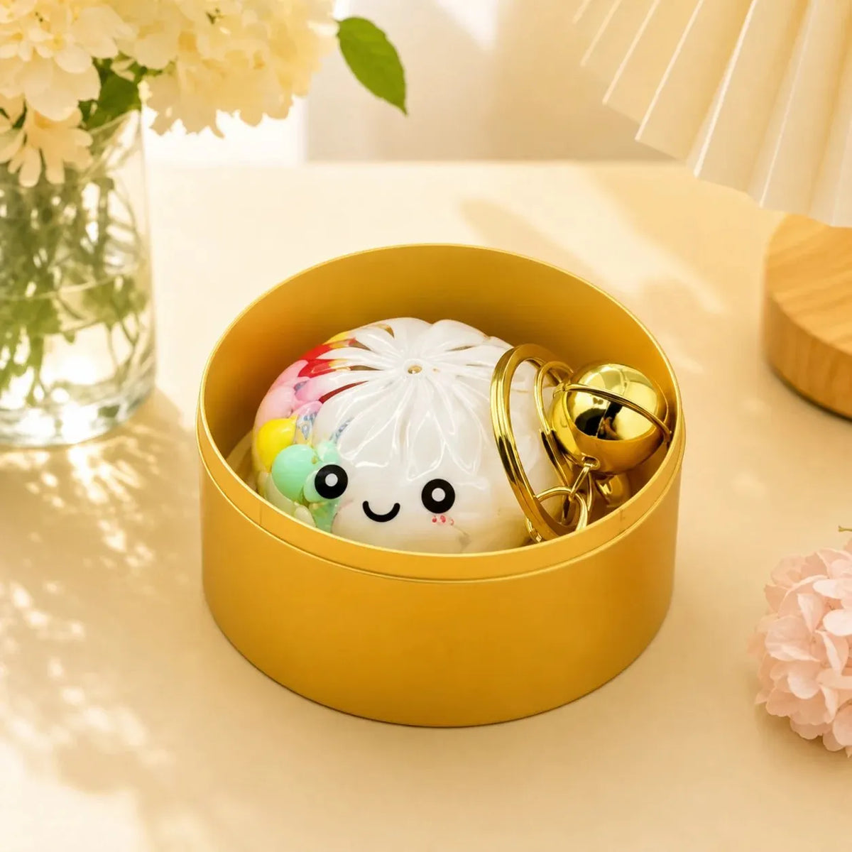 🎉🔥49% OFF 🔥Glow In The Dark Kawaii Bao Bun Keychain