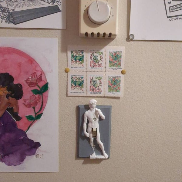 Funny Light Switch Cover - David Sculpture Switch Plate, Exquisite Humor