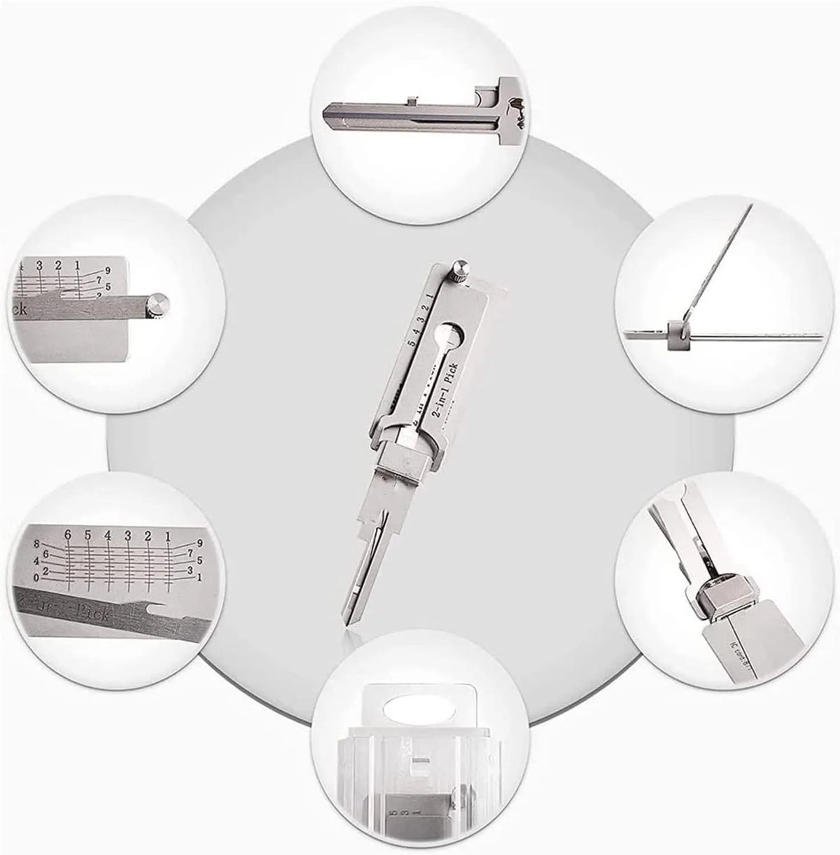 🔥HOT SALE🔥💥🏆Stainless Steel Master Key Decoder🔥 ⚒️