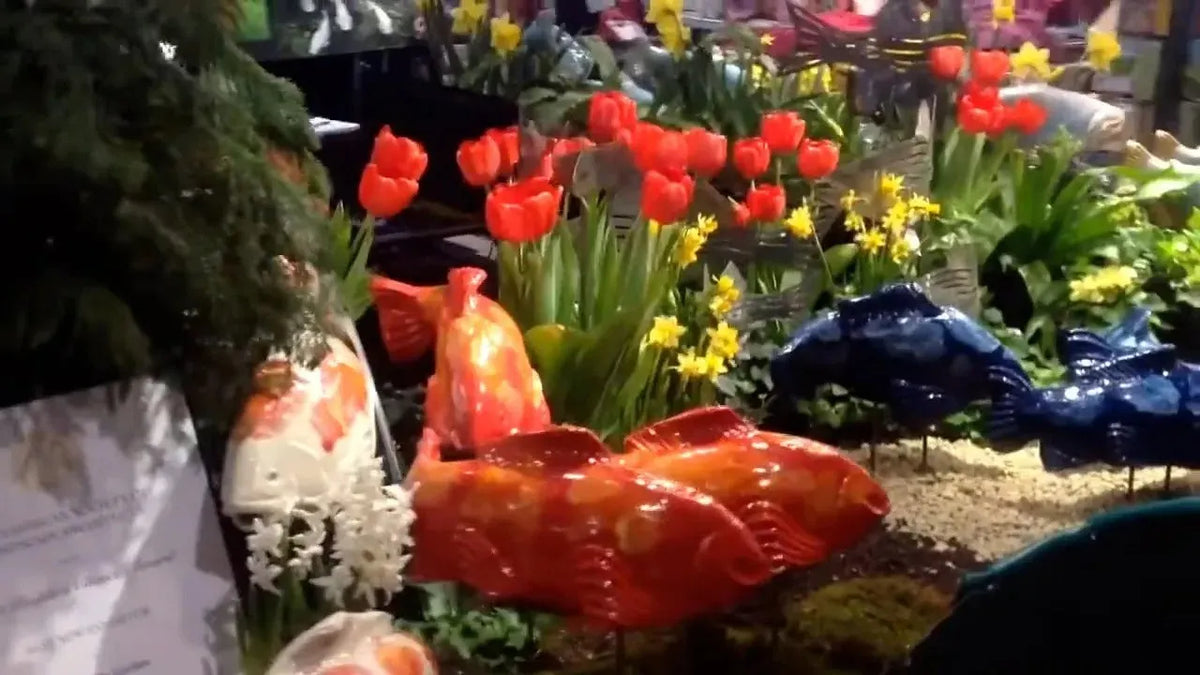 🦈Ceramic Garden Koi
