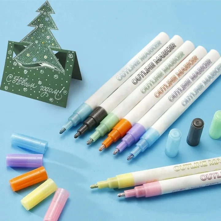 🎁Hot Sale -40% OFF🎁Terrain-hill Outline Marker Set (8 Colors)