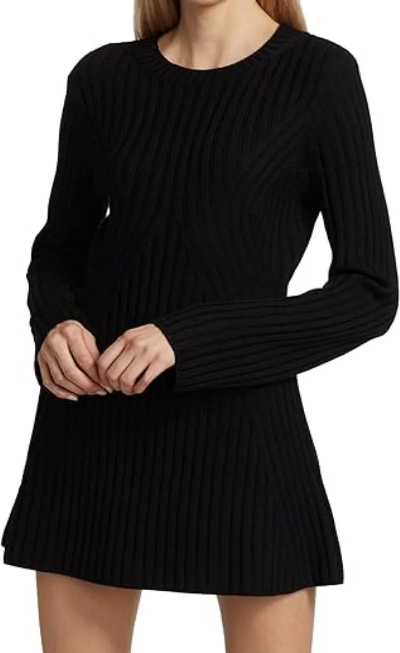 Long Sleeves Dress with Flared, Slit Cuffs (Buy 2 Free shipping)