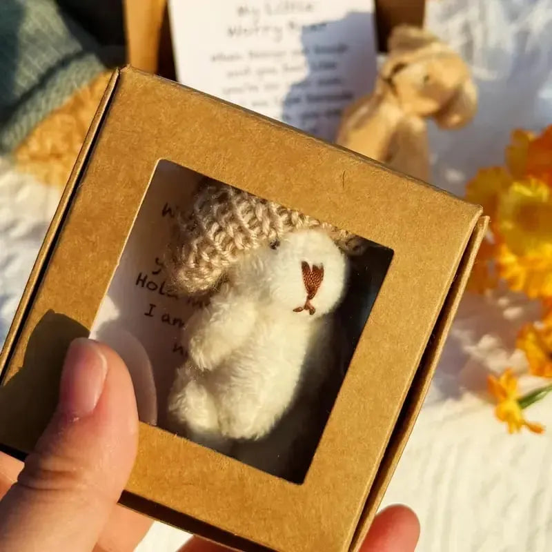 🔥Last Day: BUY 3 GET 1 FREE - 🎁Handmade Mini Plush Teddy Bear in Box