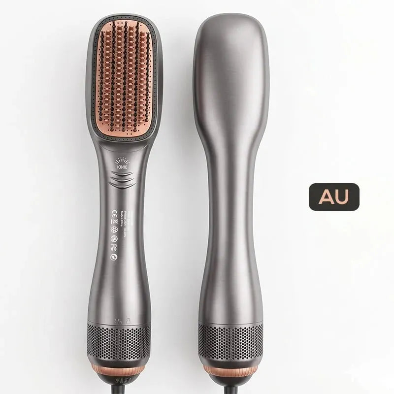 🔥 HOT SALE 🔥🔥LAST DAY 49% OFF🔥💇‍♀️3-in-1 Ionic Hair Dryer Brush ✨ One Step Hot Air Styling Brush for Straightening, Drying & Curling