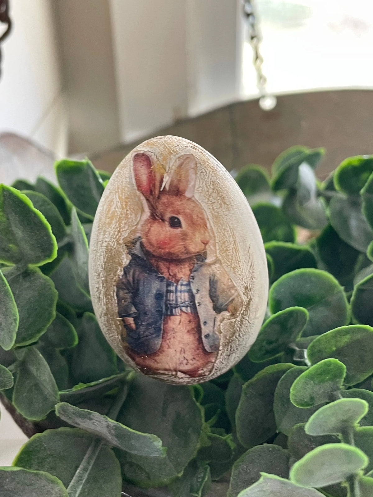 🔥Easter special offer 49% OFF-🥚Hand-Painted Vintage Rabbit Easter Eggs