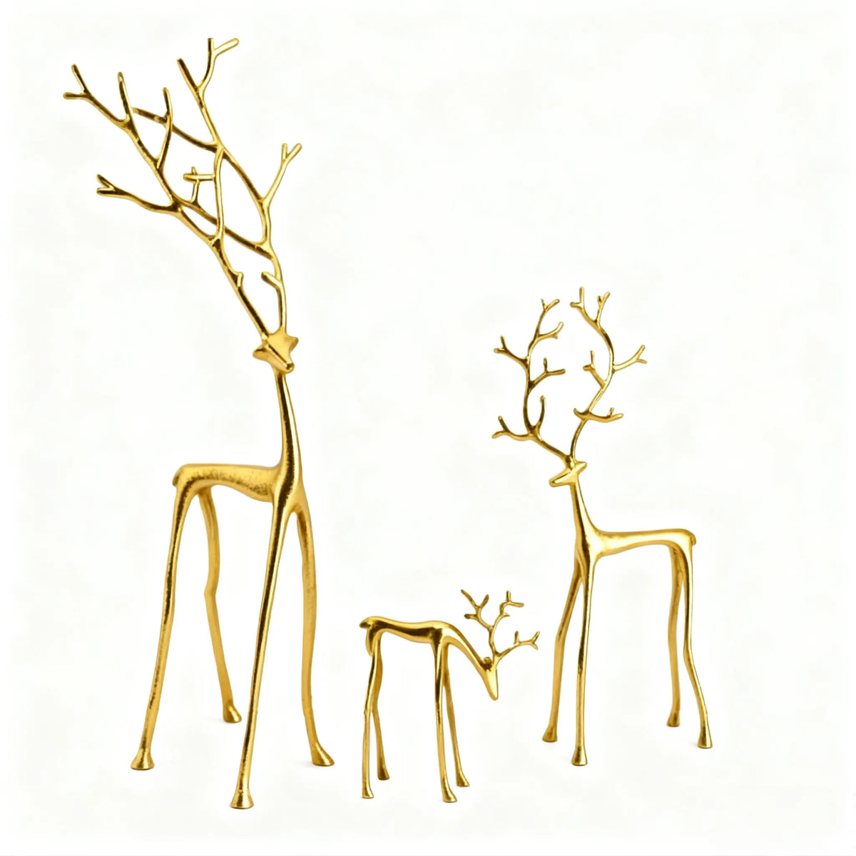 Black Reindeer Statues-Christmas Decorations