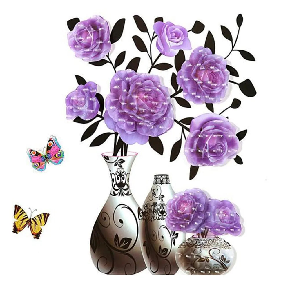 🔥LAST DAY 49% OFF🔥Best Gift For Holiday 3D Vase Sticker