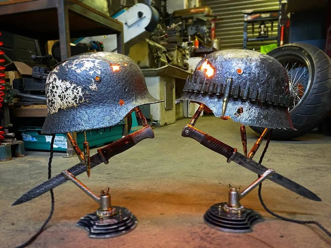 War relic lamp Remembering that history
