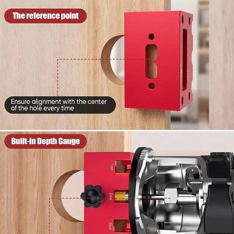 🎉Door Latch Mortising Tool Kit for Wood Doors